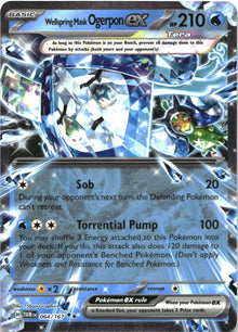 Wellspring Mask Ogerpon ex 064/167 Double Rare Twilight Masquerade Pokemon NM