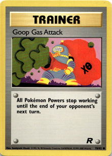 Goop Gas Attack 78/82 Common Team Rocket Pokemon Unlimited Vintage