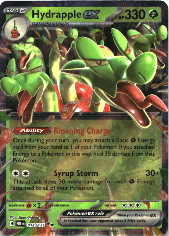 Hydrapple ex 011/131 Double Rare SV: Prismatic Evolutions Pokemon Near Mint
