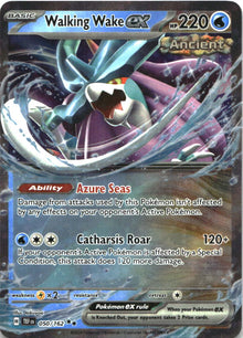 Walking Wake ex 050/162 Double Rare Temporal Forces Pokemon Near Mint