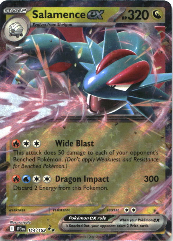 Salamence ex 114/159 Holo Double Rare Miscellaneous Cards & Products Pokemon NM