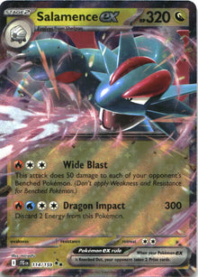 Salamence ex 114/159 Holo Double Rare Miscellaneous Cards & Products Pokemon NM
