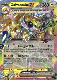 Galvantula ex 51/142 Double Rare Stellar Crown Pokemon Near Mint