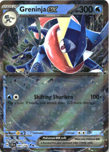 Greninja ex 41/142 Double Rare Stellar Crown Pokemon Near Mint