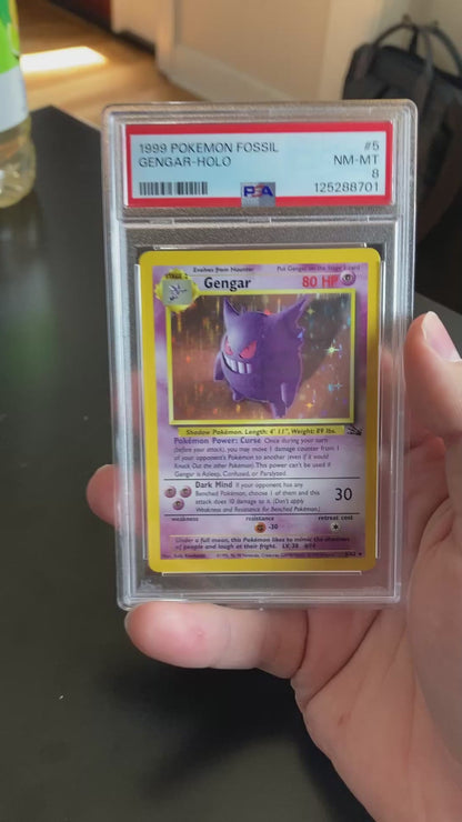 PSA 8,  Vintage Gengar-Holo #5/62