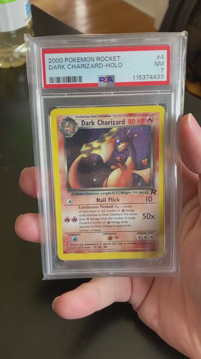PSA 7,  Vintage Dark Charizard-Holo #4/82