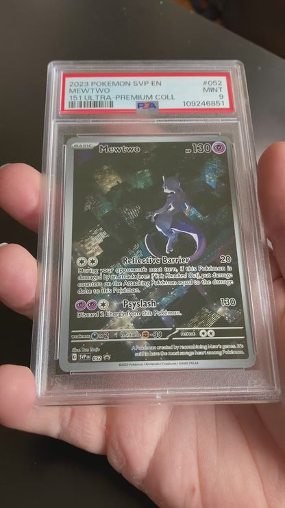 PSA 9 Mewtwo 052 Black Star Promo
